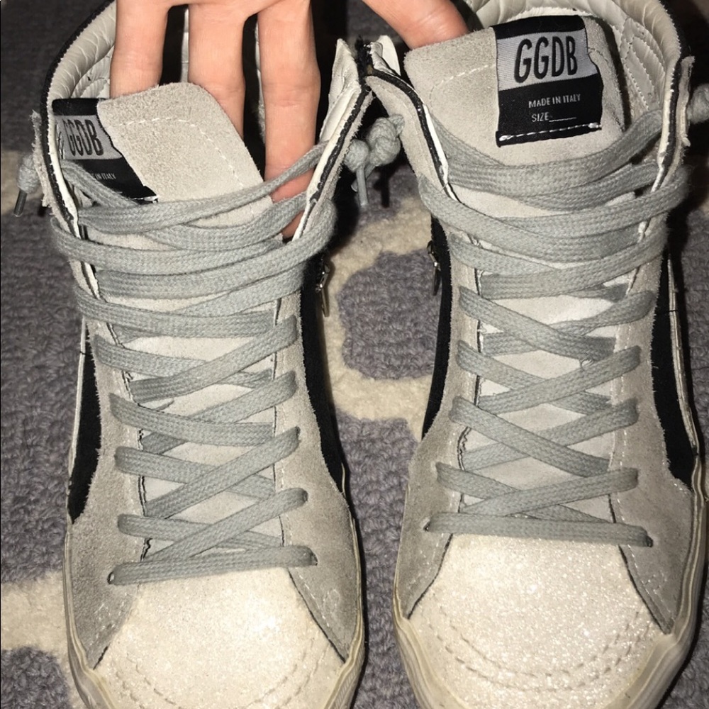 Black and White glitter Slide Golden Goose size 39 - Picture 2 of 7